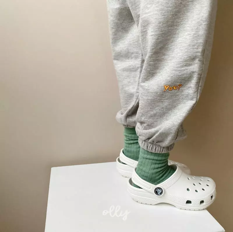 Ollymarket - Korean Children Fashion - #littlefashionista - How Are You Zip-up Bottom Set - 5