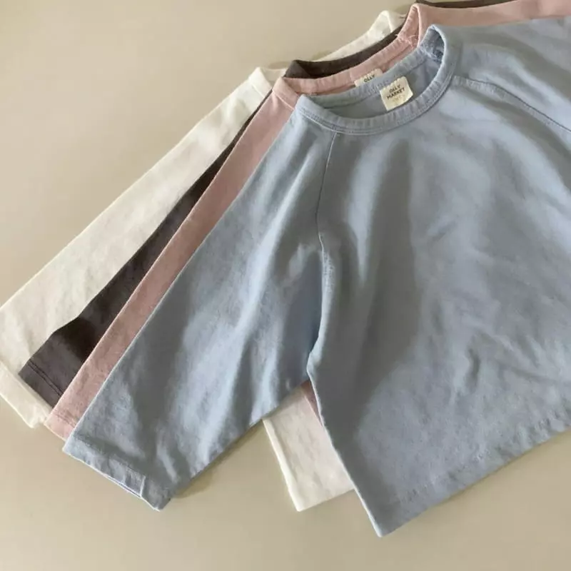 Ollymarket - Korean Children Fashion - #magicofchildhood - Detail Raglan Tee - 5