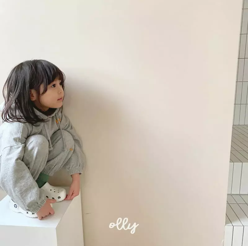 Ollymarket - Korean Children Fashion - #minifashionista - How Are You Zip-up Bottom Set - 7