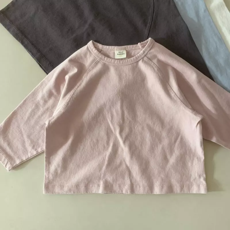 Ollymarket - Korean Children Fashion - #stylishchildhood - Detail Raglan Tee - 10