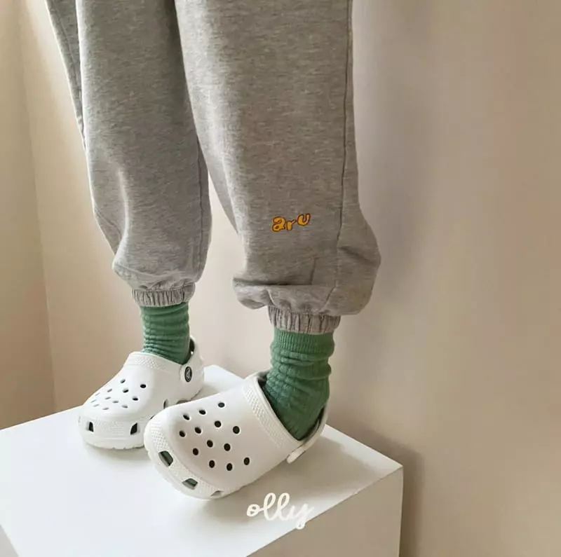 Ollymarket - Korean Children Fashion - #todddlerfashion - How Are You Zip-up Bottom Set - 9