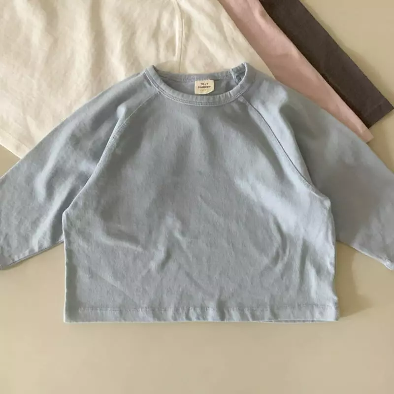 Ollymarket - Korean Children Fashion - #toddlerclothing - Detail Raglan Tee - 9