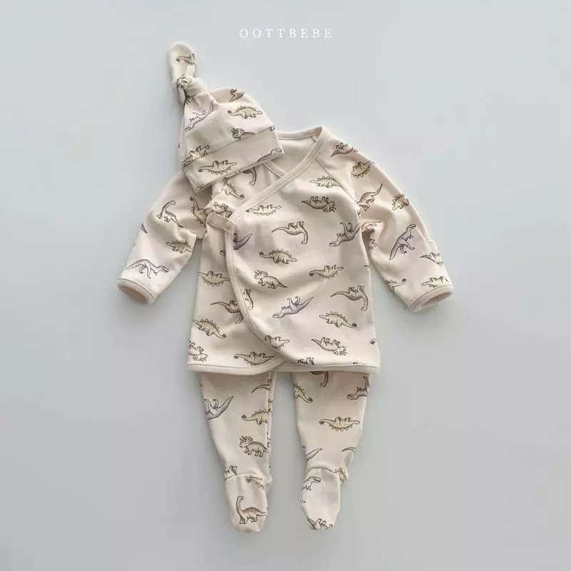 Oott Bebe - Korean Baby Fashion - #babyboutiqueclothing - Coco Benet Easywear with Bonnet