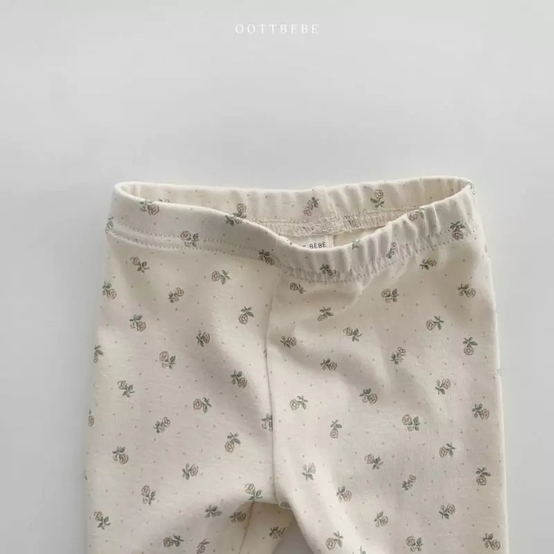 Oott Bebe - Korean Baby Fashion - #babyclothing - Coco Foot Leggigns - 6