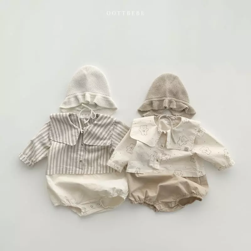Oott Bebe - Korean Baby Fashion - #babyclothing - Jelly Double Bodysuit - 3