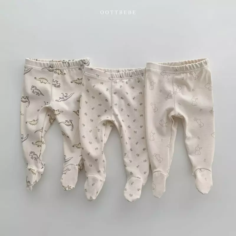 Oott Bebe - Korean Baby Fashion - #babyfashion - Coco Foot Leggigns - 7