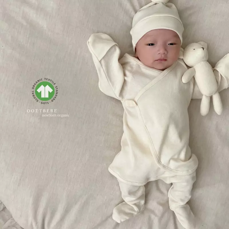 Oott Bebe - Korean Baby Fashion - #babyfever - Organic Easywear Cotton with Bonnet - 10