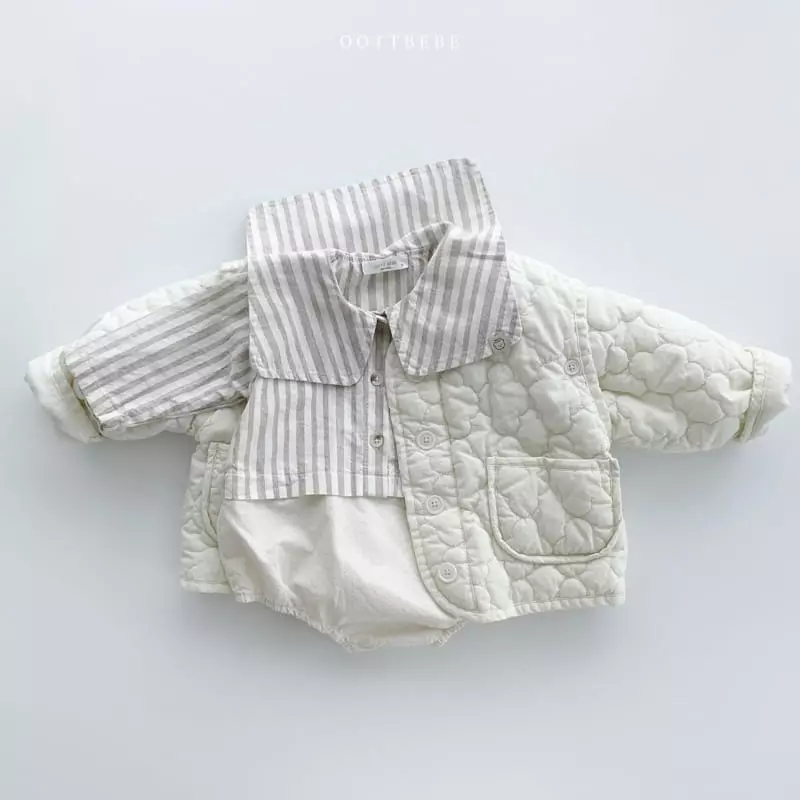 Oott Bebe - Korean Baby Fashion - #babyfever - Jelly Double Bodysuit - 5