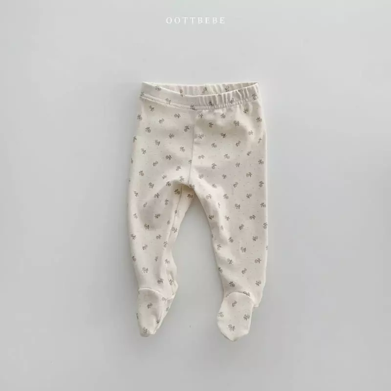 Oott Bebe - Korean Baby Fashion - #babygirlfashion - Coco Foot Leggigns - 9