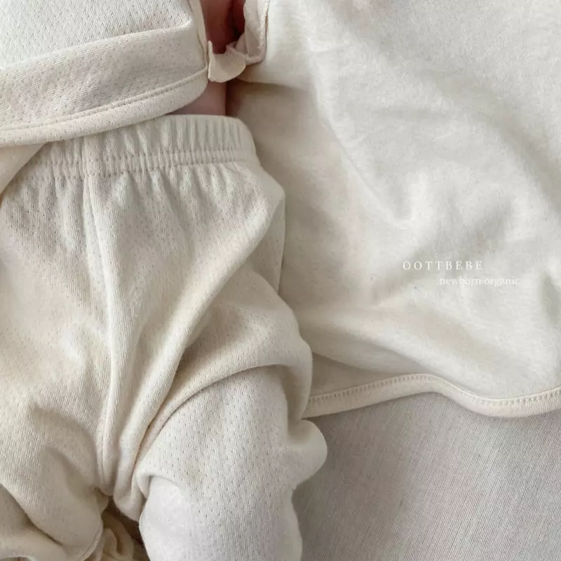 Oott Bebe - Korean Baby Fashion - #babygirlfashion - Organic Foot Leggings Mesh - 3