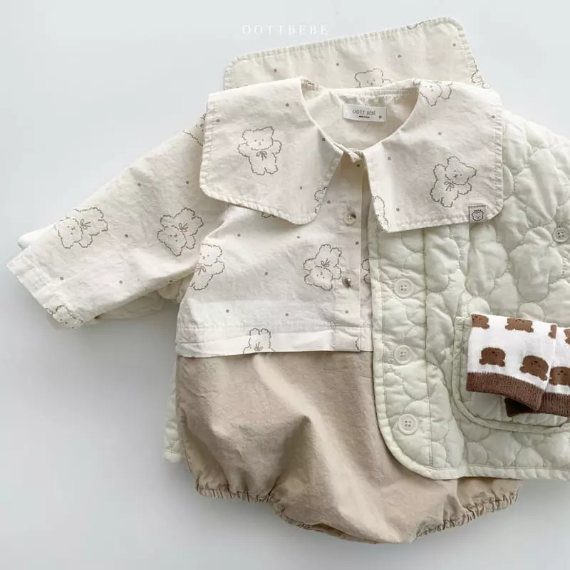 Oott Bebe - Korean Baby Fashion - #babygirlfashion - Jelly Double Bodysuit - 6