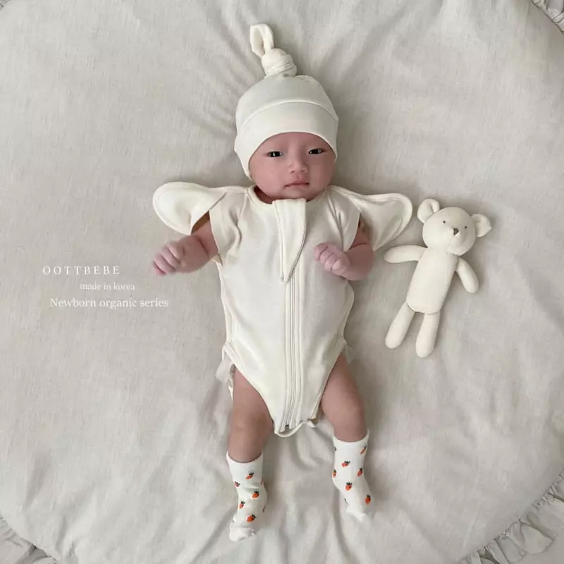 Oott Bebe - Korean Baby Fashion - #babylifestyle - Oraganic Bodysuit Cotton - 4