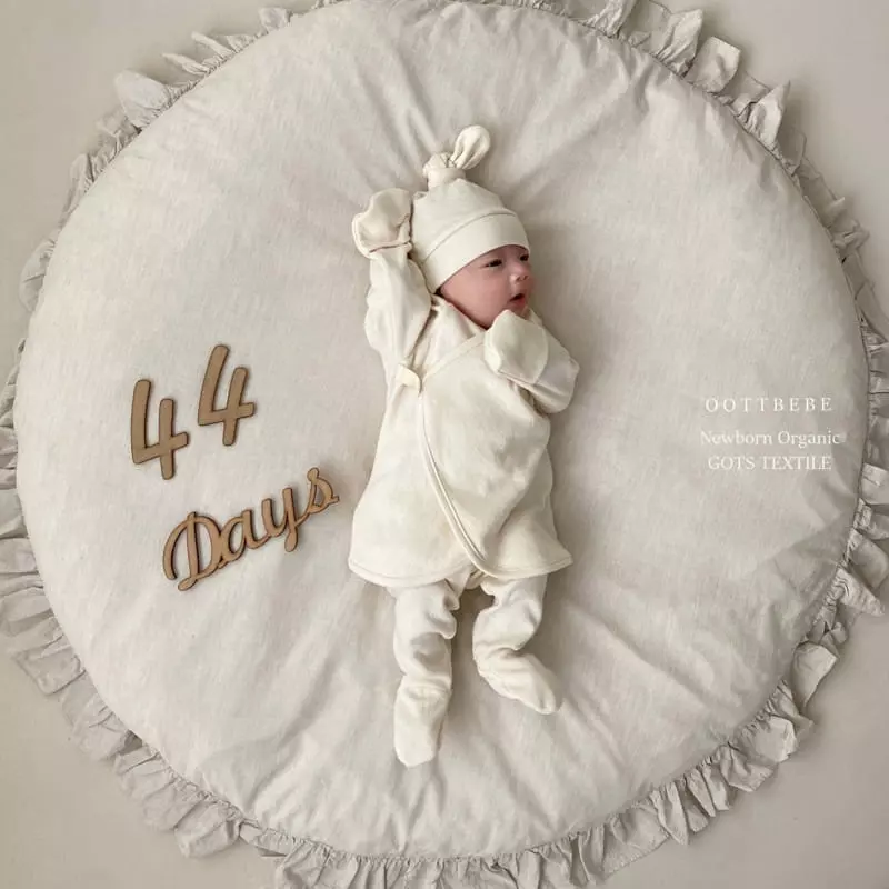 Oott Bebe - Korean Baby Fashion - #babyoutfit - Organic Foot Leggings Mesh - 8
