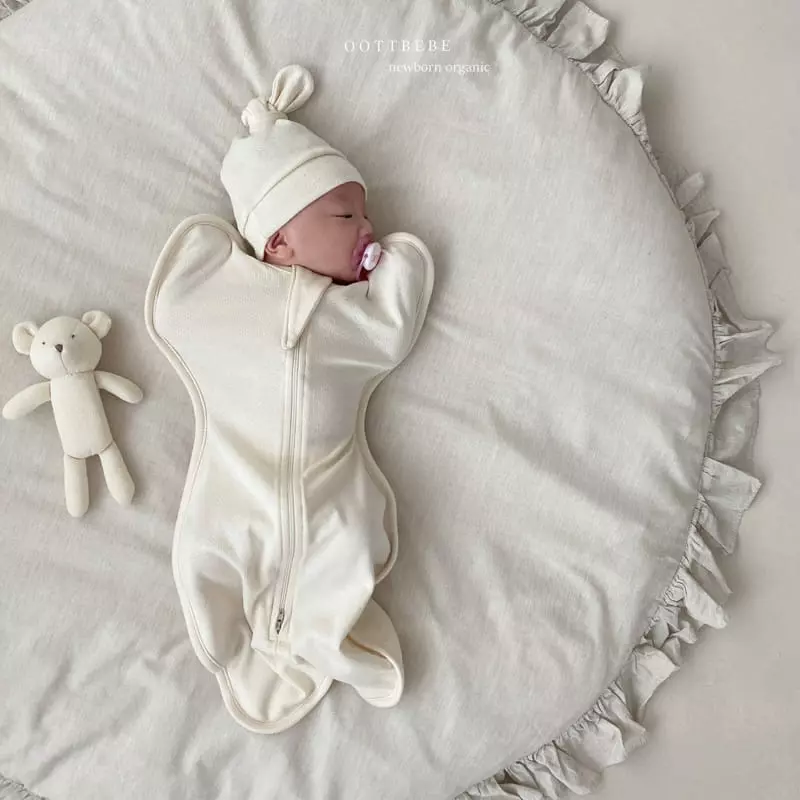 Oott Bebe - Korean Baby Fashion - #babyoutfit - Organic Bonnet - 5