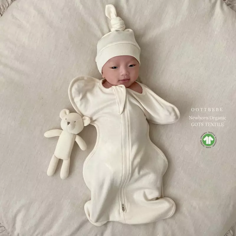 Oott Bebe - Korean Baby Fashion - #babyoutfit - Organic Butterfly Bodysuit Cotton  - 4