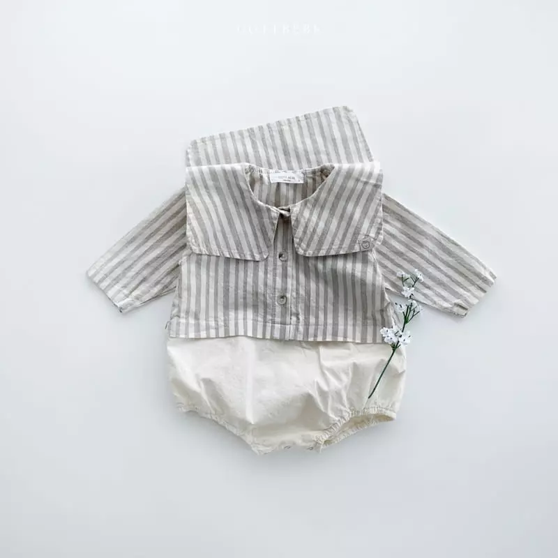 Oott Bebe - Korean Baby Fashion - #babyoutfit - Jelly Double Bodysuit - 10
