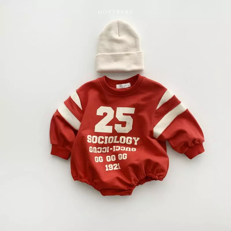 Oott Bebe - Korean Baby Fashion - #babyoutfit - 25 Slit Sweatshirt Bodysuit - 7