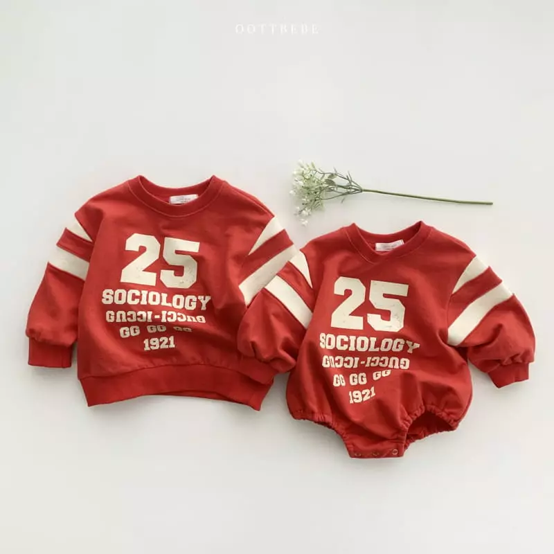 Oott Bebe - Korean Baby Fashion - #onlinebabyboutique - 25 Slit Sweatshirt Bodysuit - 9