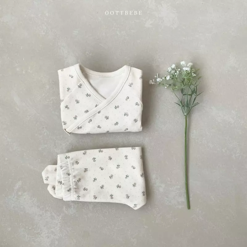 Oott Bebe - Korean Baby Fashion - #onlinebabyshop - Coco Foot Leggigns - 2