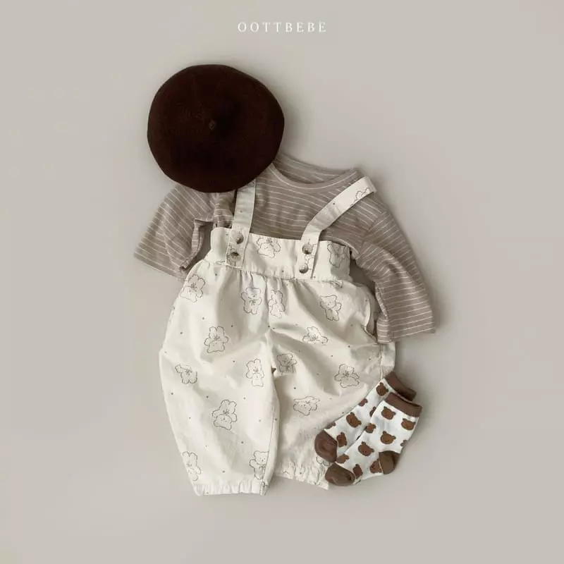 Oott Bebe - Korean Children Fashion - #Kfashion4kids - Jelly Overall Dungarees - 8
