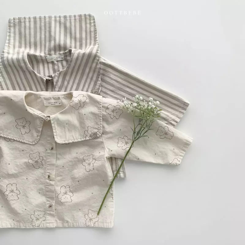 Oott Bebe - Korean Children Fashion - #Kfashion4kids - Jelly Collar Shirt Jacket - 7