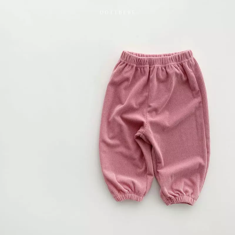 Oott Bebe - Korean Children Fashion - #childofig - Veloure Rib Pants - 5