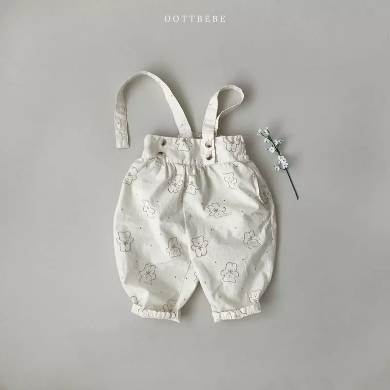 Oott Bebe - Korean Children Fashion - #childrensboutique - Jelly Overall Dungarees