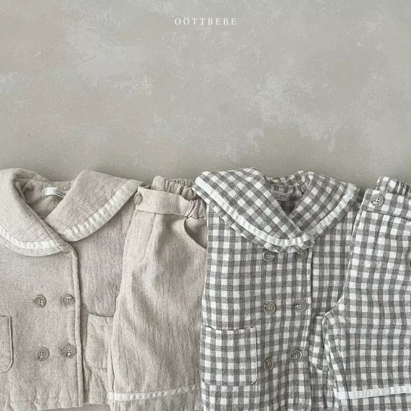Oott Bebe - Korean Children Fashion - #childrensboutique - Sailot Double Jacket - 11