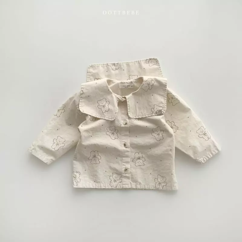 Oott Bebe - Korean Children Fashion - #designkidswear - Jelly Collar Shirt Jacket