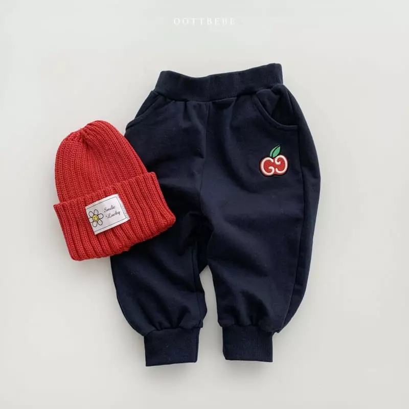 Oott Bebe - Korean Children Fashion - #designkidswear - Apple Jogge Pants