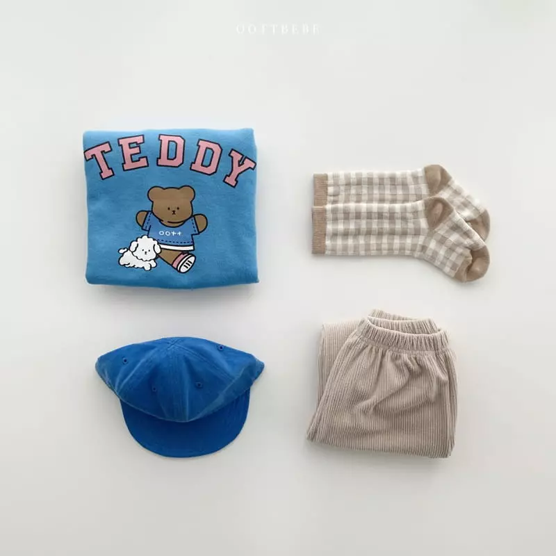 Oott Bebe - Korean Children Fashion - #discoveringself - Love Teddy Sweatshirt - 7