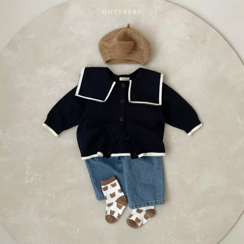 Oott Bebe - Korean Children Fashion - #fashionkids - Bear Knit Jacket - 8