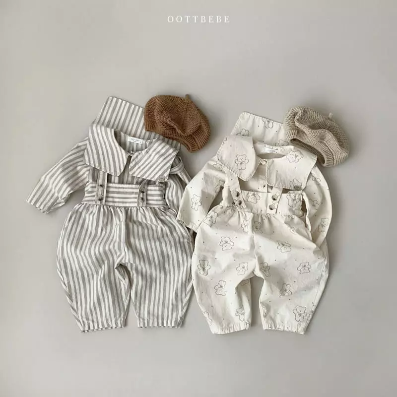 Oott Bebe - Korean Children Fashion - #discoveringself - Jelly Overall Dungarees - 4