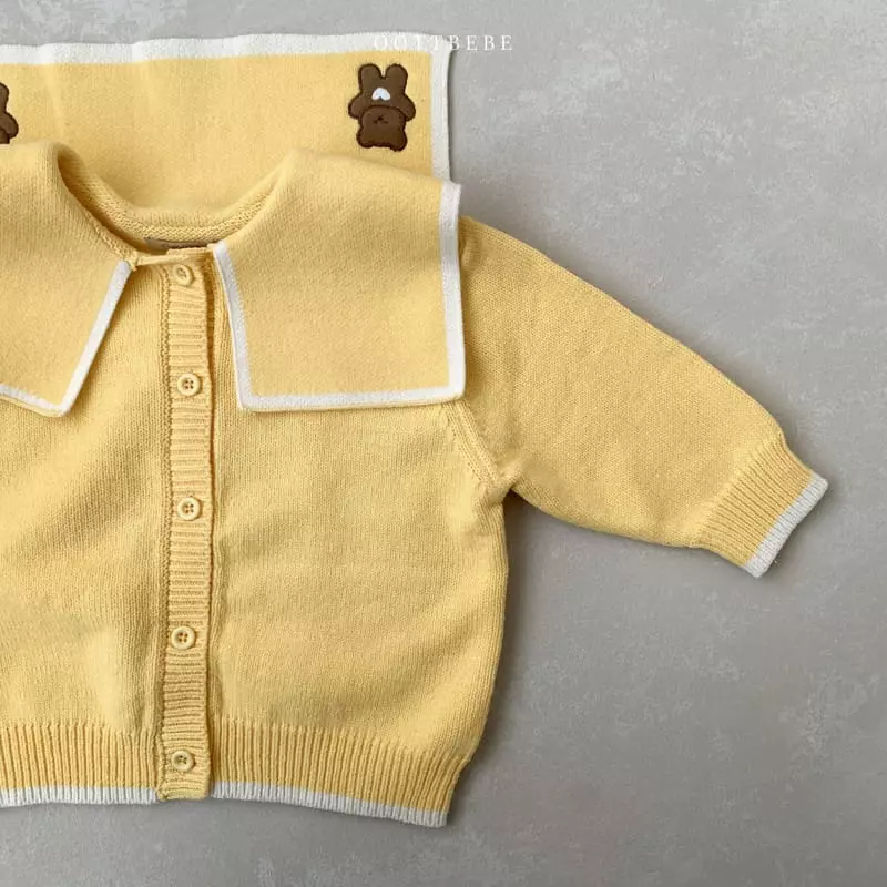 Oott Bebe - Korean Children Fashion - #kidsshorts - Bear Knit Jacket - 9