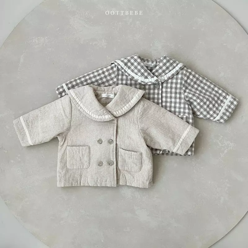 Oott Bebe - Korean Children Fashion - #kidsshorts - Sailot Double Jacket