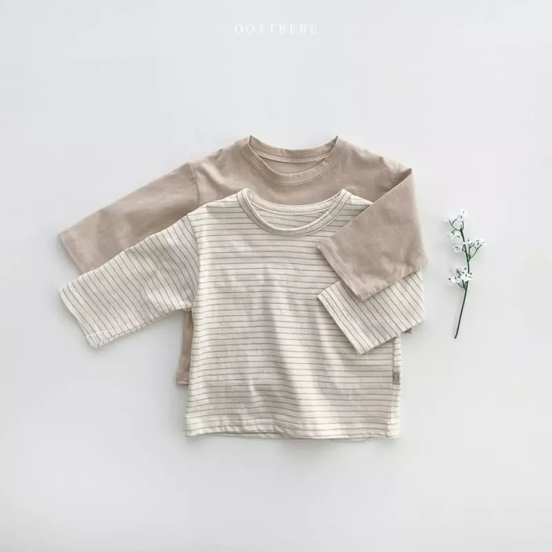 Oott Bebe - Korean Children Fashion - #kidsshorts - Silk 1+1 Basic Tee - 5