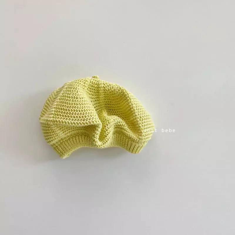 Oott Bebe - Korean Children Fashion - #kidsshorts - Cozy Beret Hat - 4