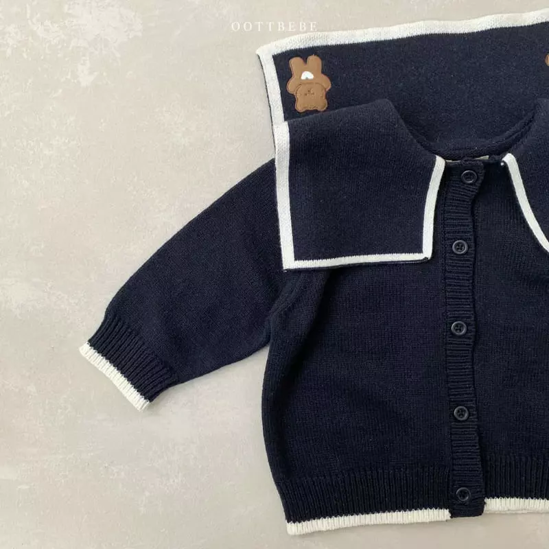 Oott Bebe - Korean Children Fashion - #kidzfashiontrend - Bear Knit Jacket - 11