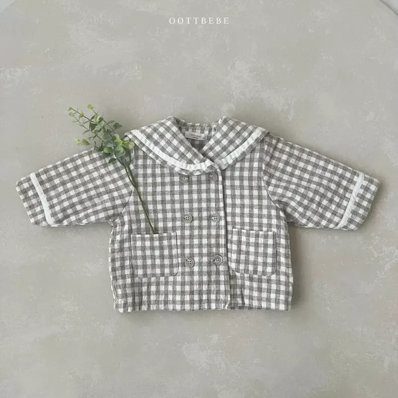 Oott Bebe - Korean Children Fashion - #kidzfashiontrend - Sailot Double Jacket - 3