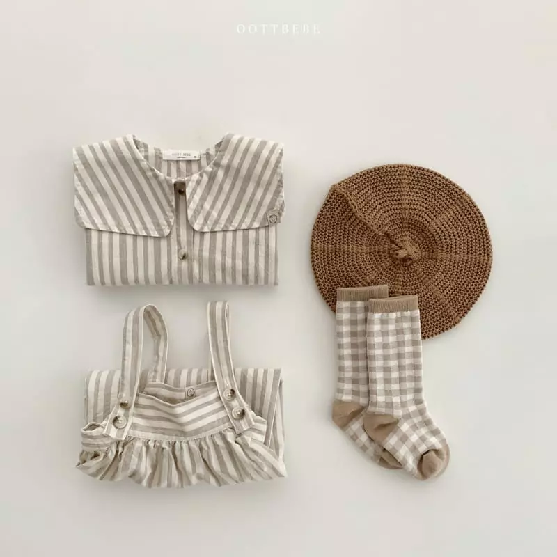 Oott Bebe - Korean Children Fashion - #littlefashionista - Jelly Dungarees One-piece - 10