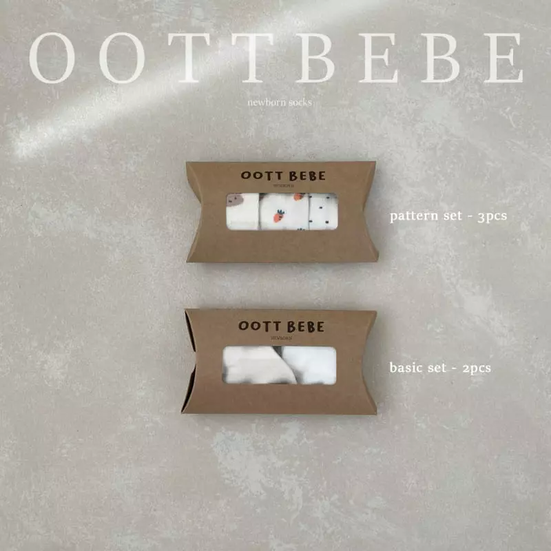 Oott Bebe - Korean Children Fashion - #magicofchildhood - Newborn Socks