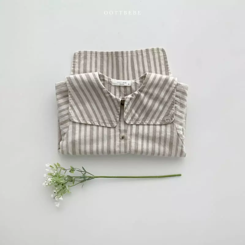Oott Bebe - Korean Children Fashion - #magicofchildhood - Jelly Collar Shirt Jacket - 9