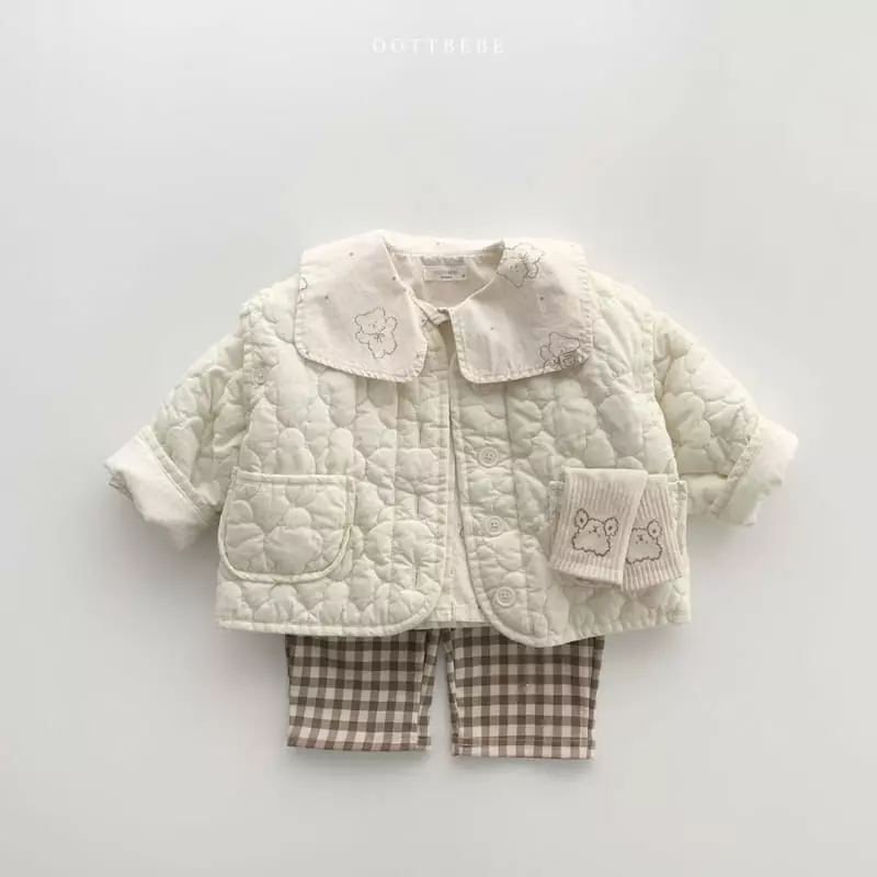 Oott Bebe - Korean Children Fashion - #minifashionista - Jelly Collar Shirt Jacket - 10