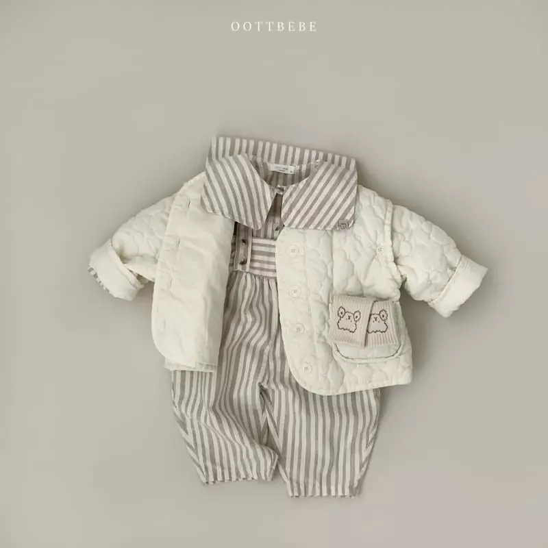 Oott Bebe - Korean Children Fashion - #prettylittlegirls - Jelly Overall Dungarees - 12