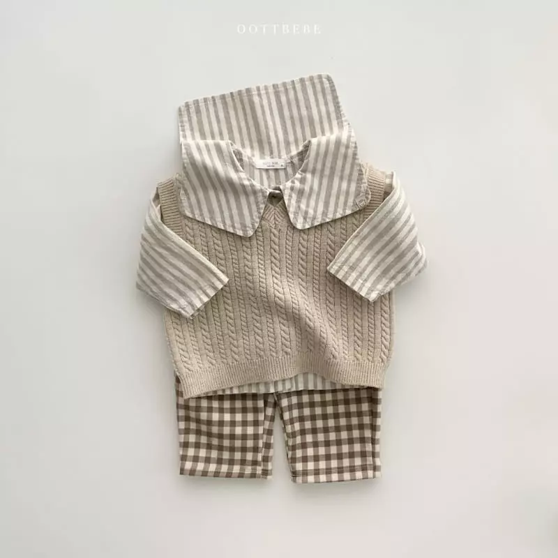 Oott Bebe - Korean Children Fashion - #prettylittlegirls - Jelly Collar Shirt Jacket - 11