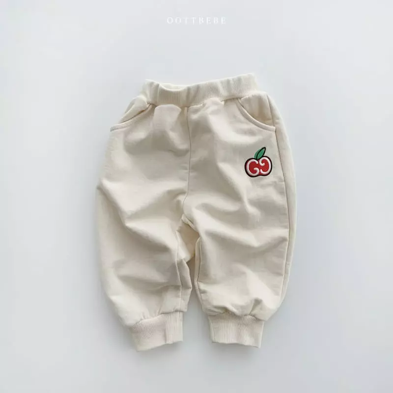 Oott Bebe - Korean Children Fashion - #prettylittlegirls - Apple Jogge Pants - 11