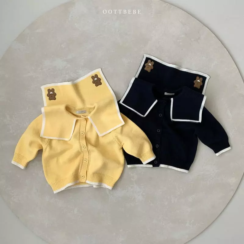 Oott Bebe - Korean Children Fashion - #stylishchildhood - Bear Knit Jacket - 3