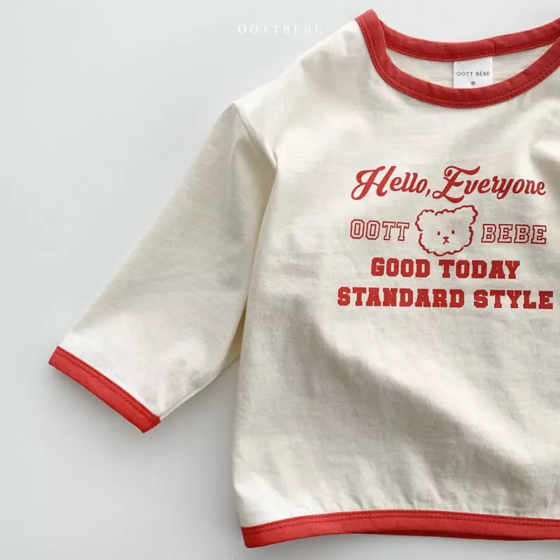 Oott Bebe - Korean Children Fashion - #stylishchildhood - Angue Silket Tee - 11