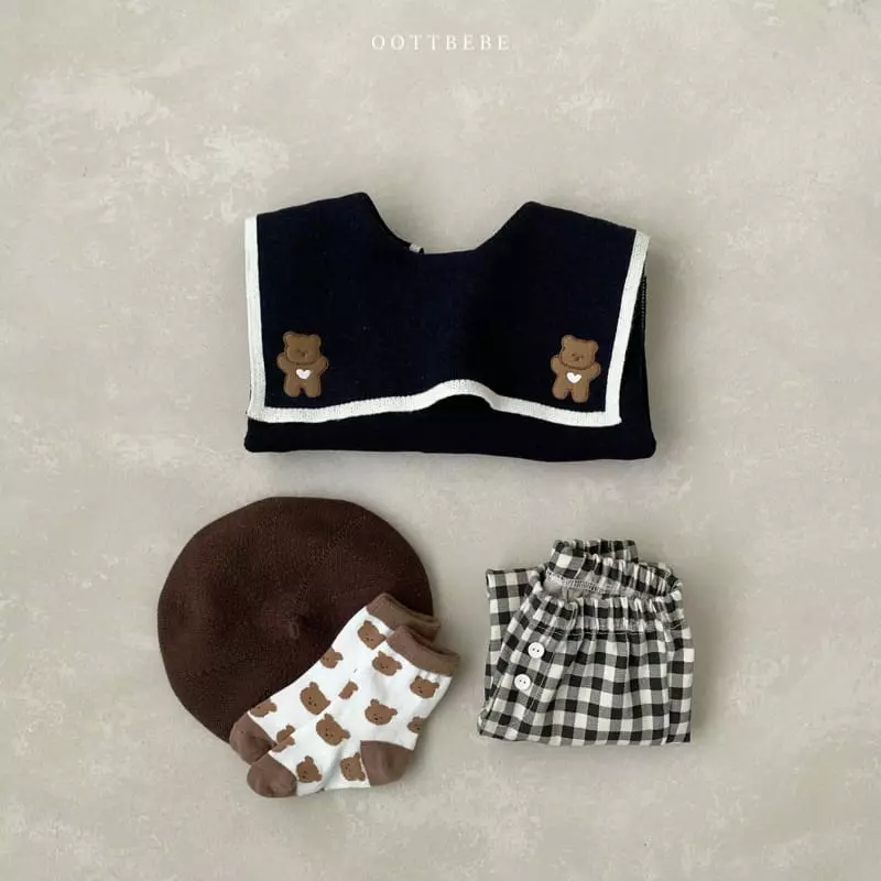 Oott Bebe - Korean Children Fashion - #toddlerclothing - Bear Knit Jacket - 2