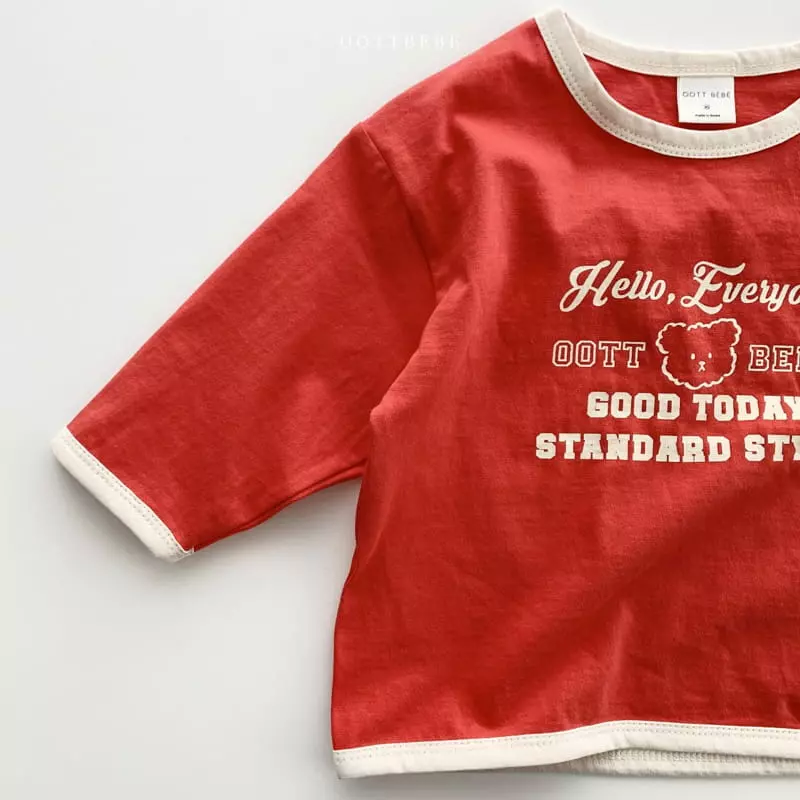 Oott Bebe - Korean Children Fashion - #toddlerclothing - Angue Silket Tee - 10
